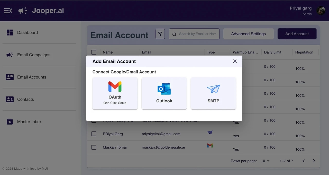 Email Automation Feature